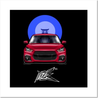 maruti suzuki swift red Posters and Art